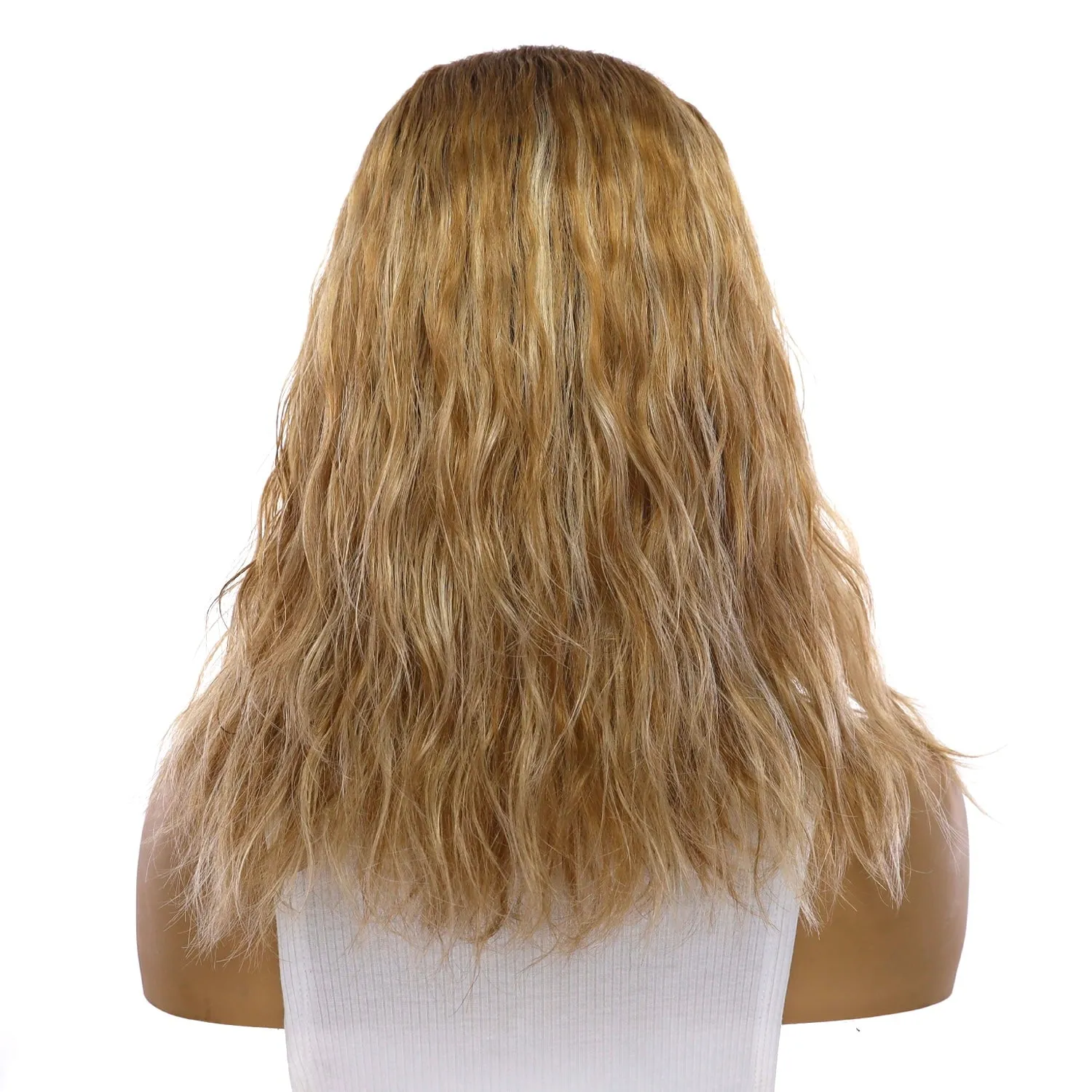 16" HatFall Wig Ash Blonde Wavy