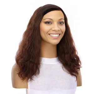16" HatFall Wig Auburn Wavy