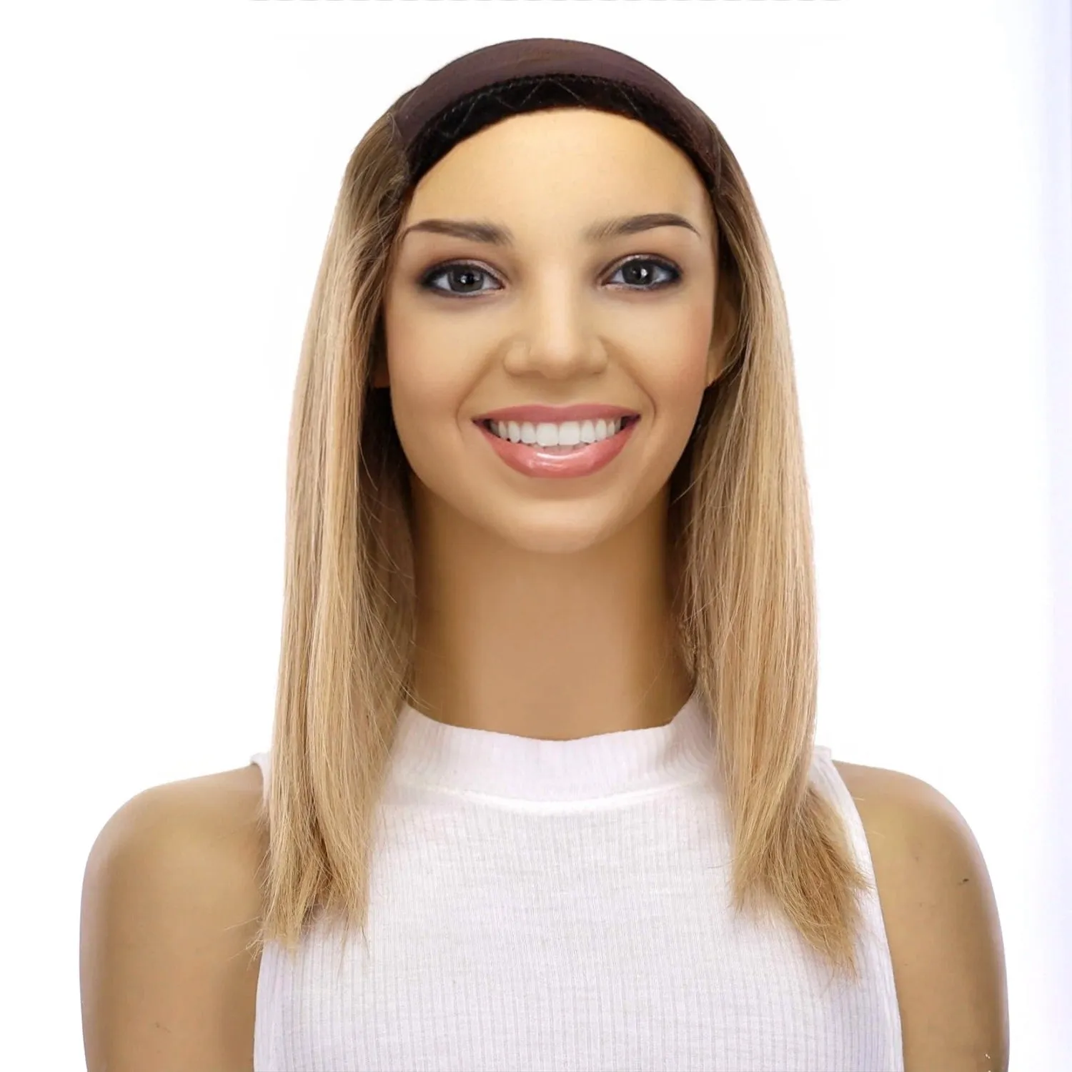16" HatFall Wig Golden Blonde