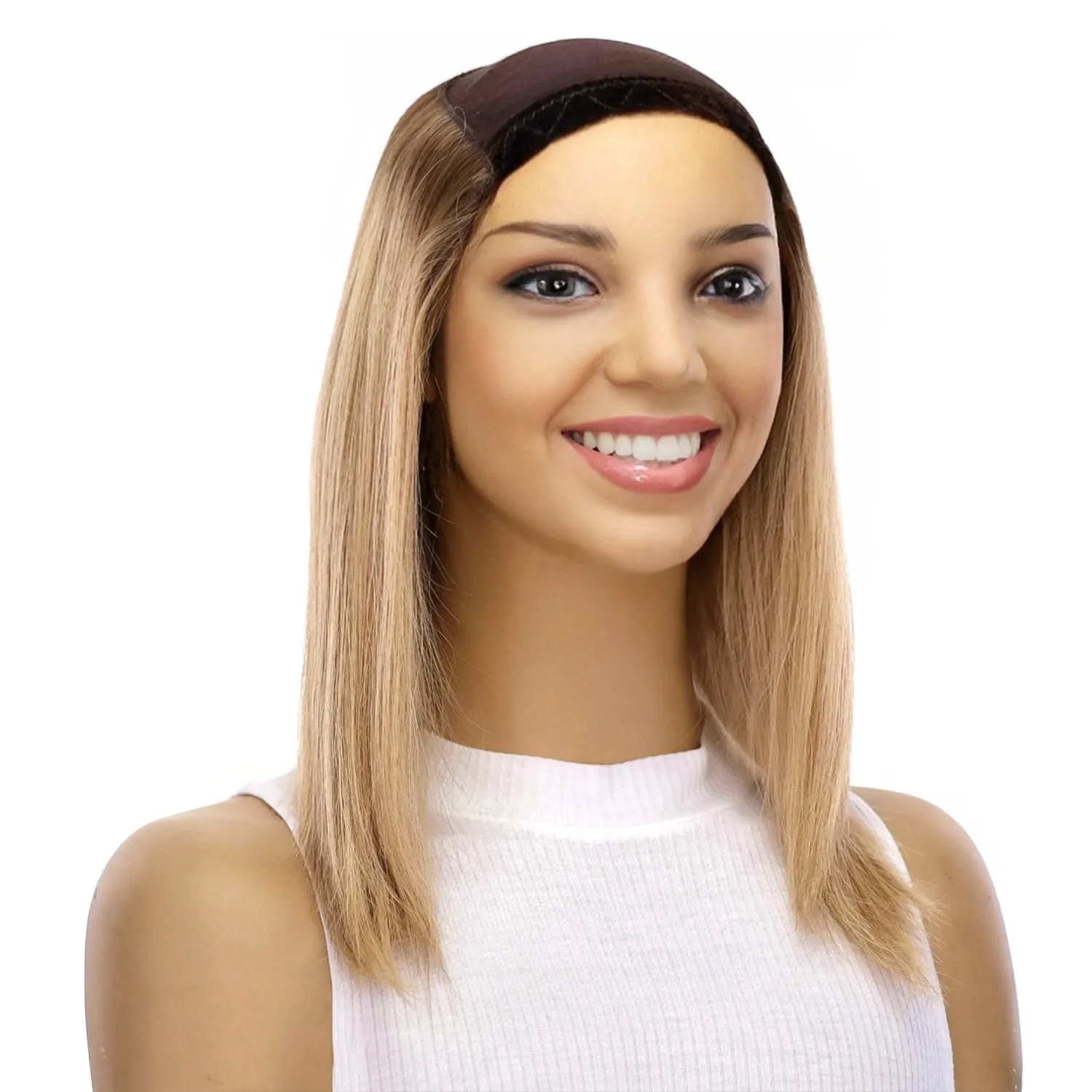 16" HatFall Wig Golden Blonde