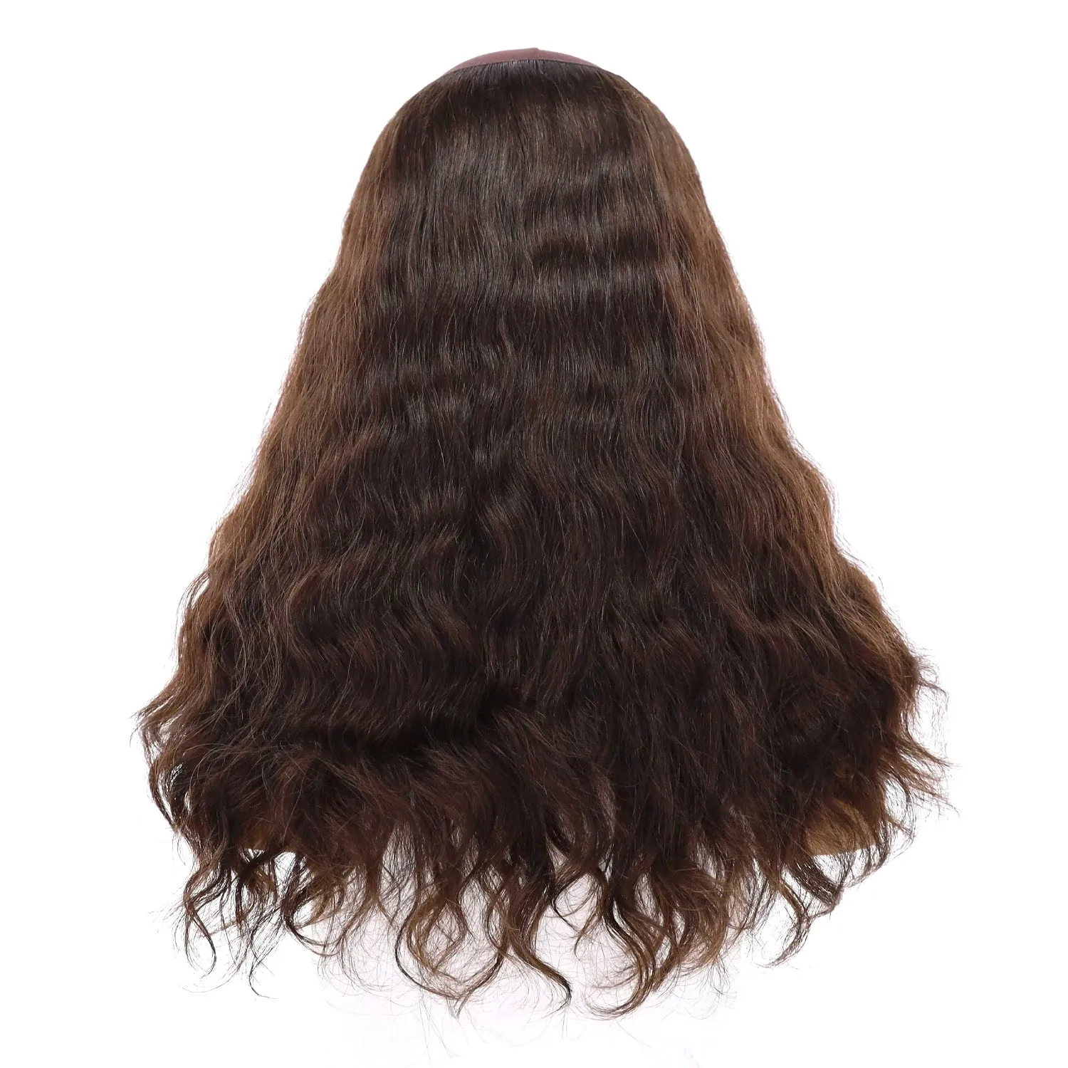 20" HatFall Wig Dark Brown Wavy