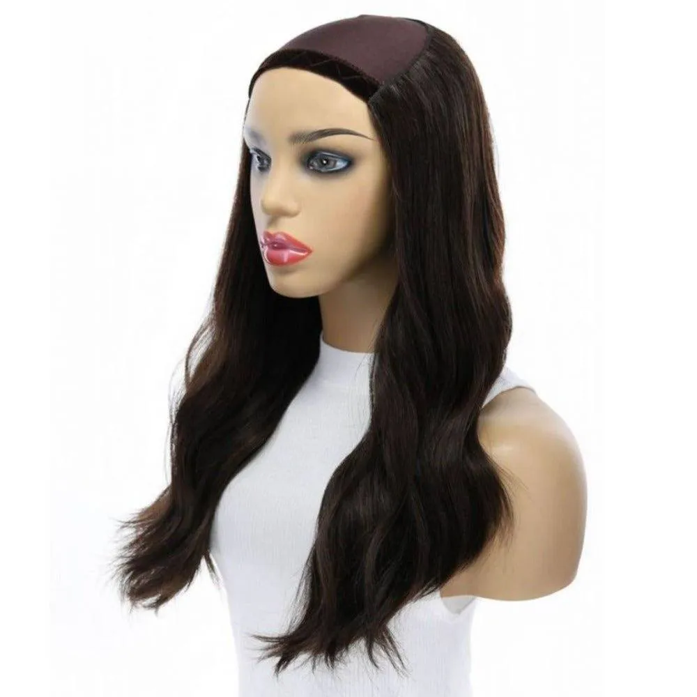 20" HatFall Wig Dark Brown