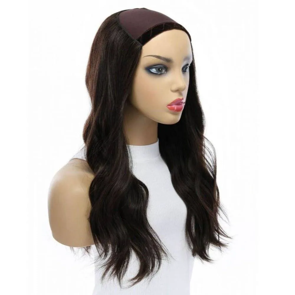 20" HatFall Wig Dark Brown