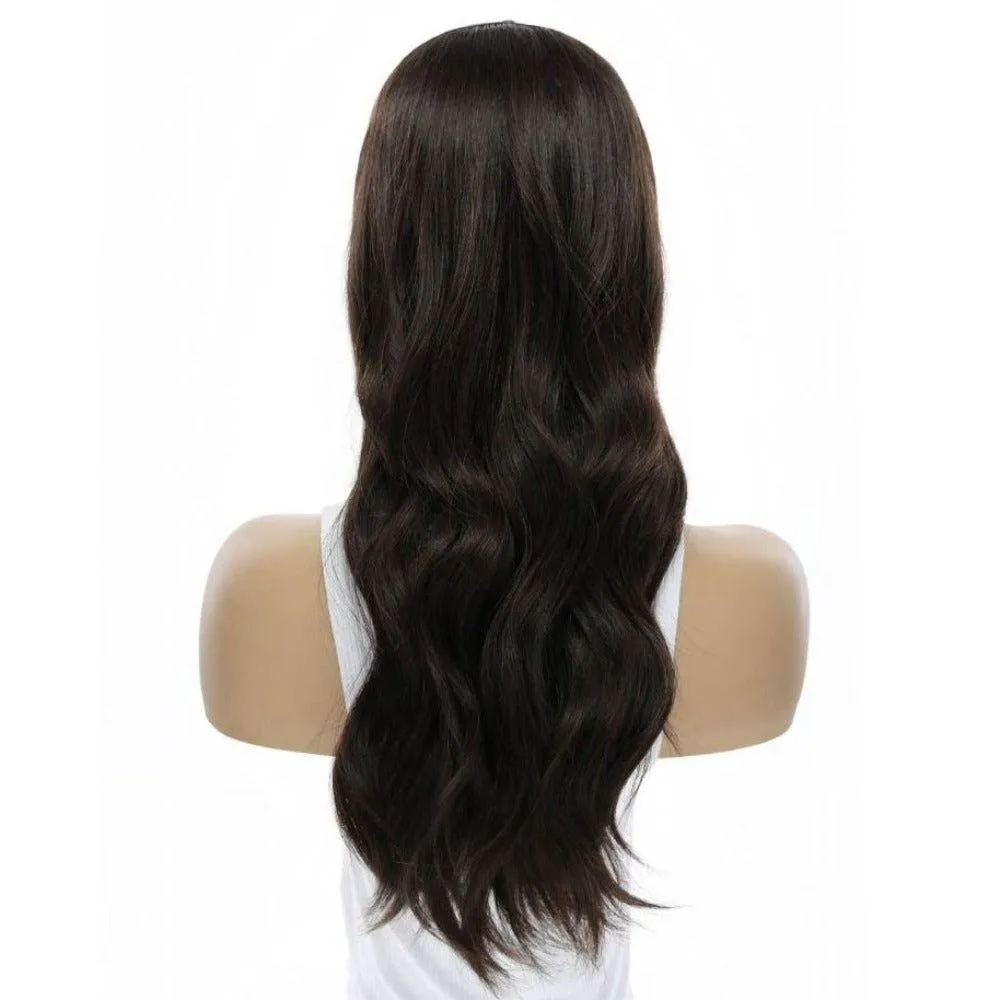 20" HatFall Wig Dark Brown