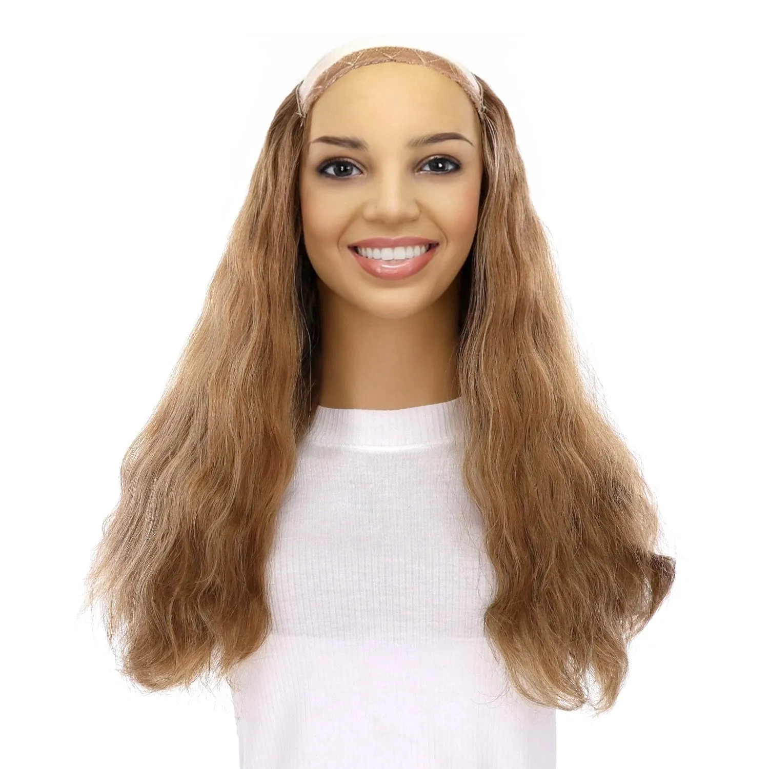 20" HatFall Wig Medium Blonde Wavy