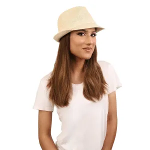 20" HatFall Wig Medium Brown Balayage