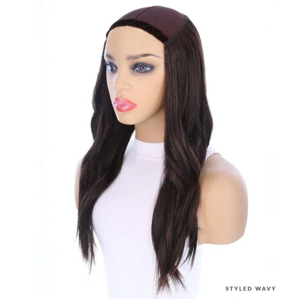 20" HatFall Wig Soft Black