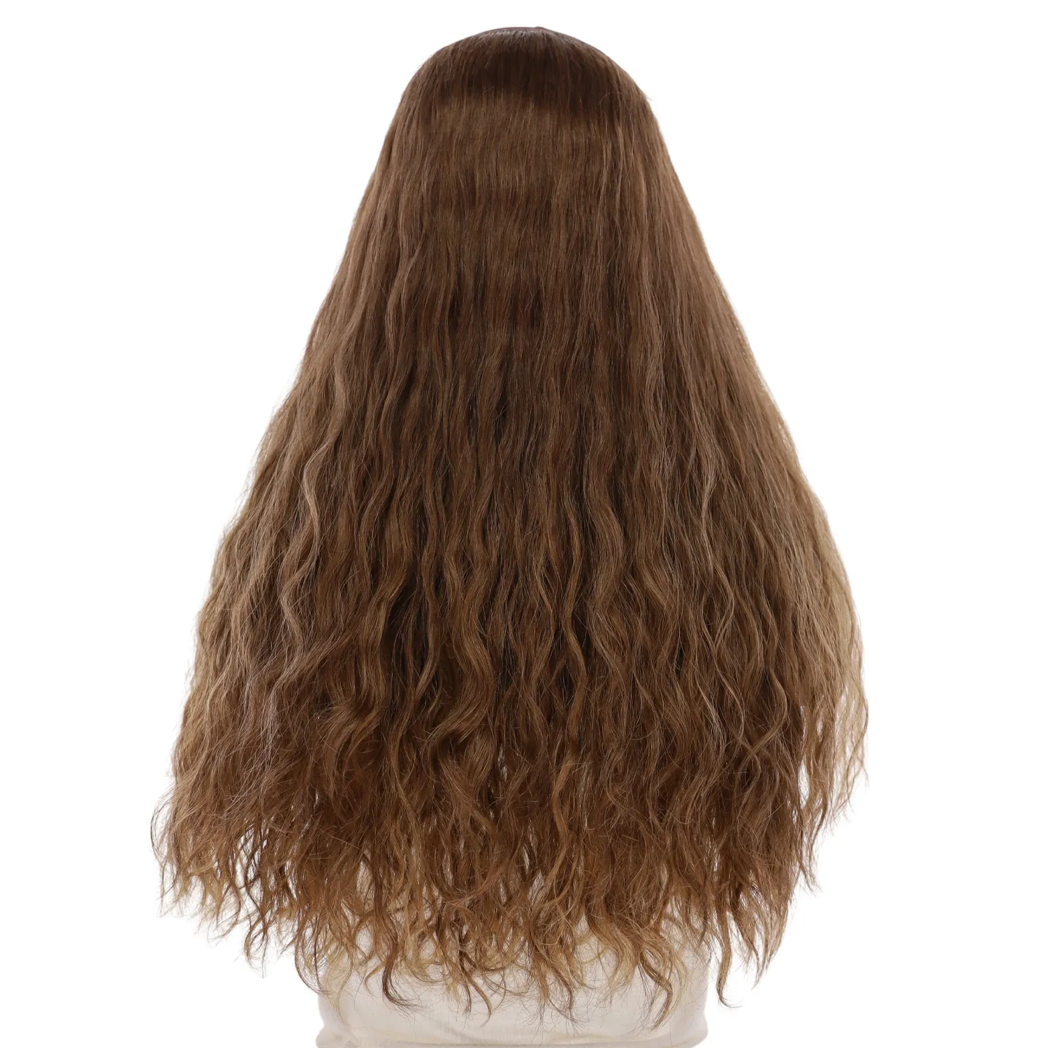 24" HatFall Wig Auburn Wavy