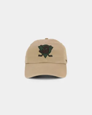 47 Brand Anaheim Ducks 'Croc Hunter' Clean Up Strapback Khaki/Dark Green