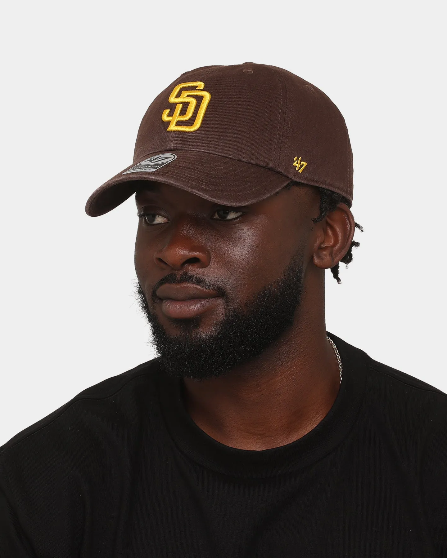 47 Brand San Diego Padres Clean Up Strapback Brown
