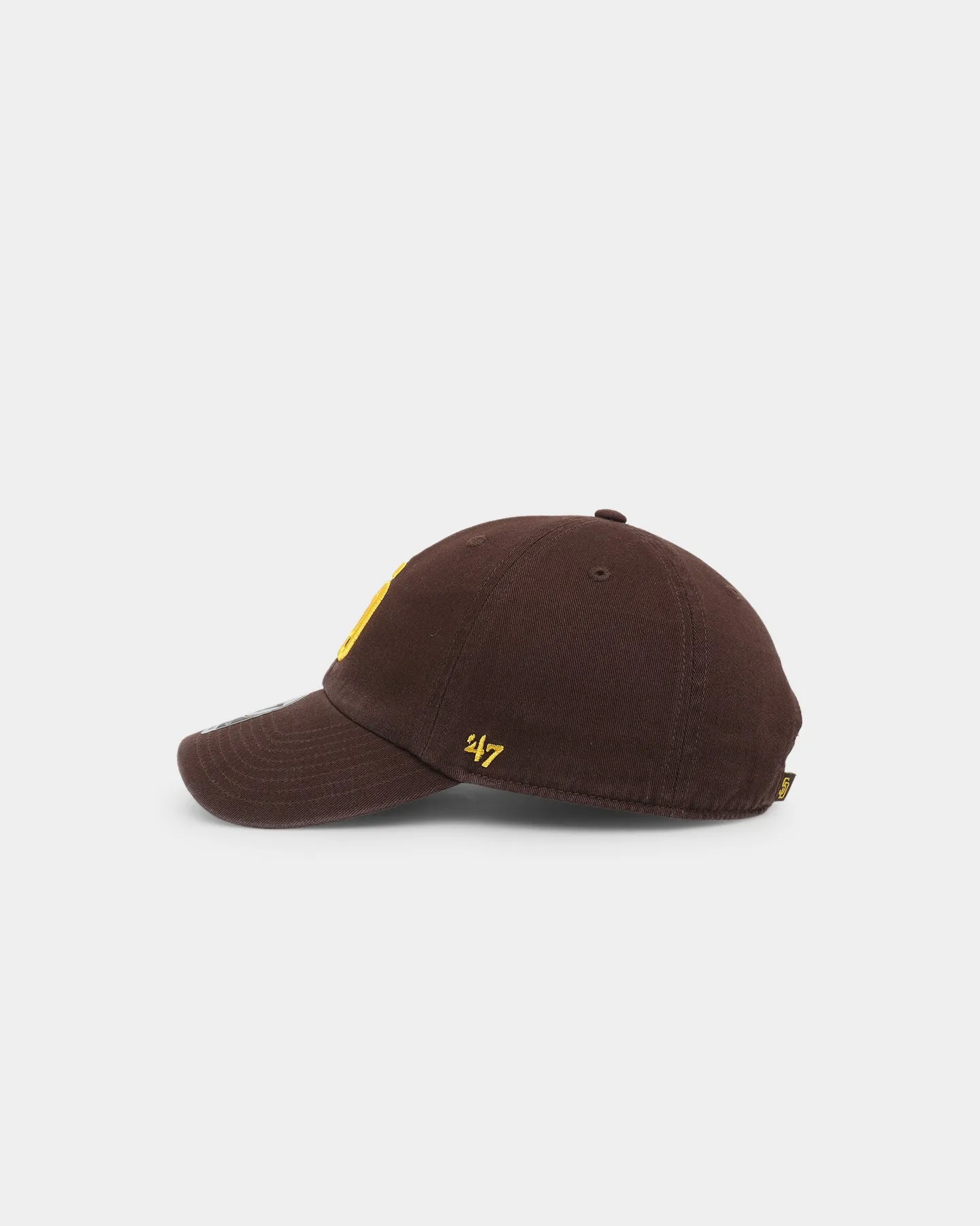47 Brand San Diego Padres Clean Up Strapback Brown