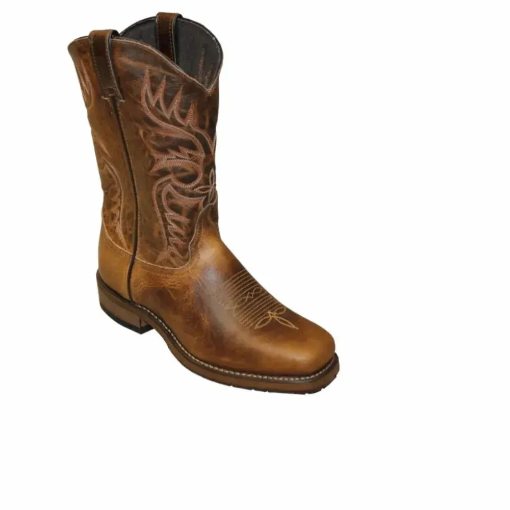 Abilene 11 Stockman - Leather Cowboy Boots
