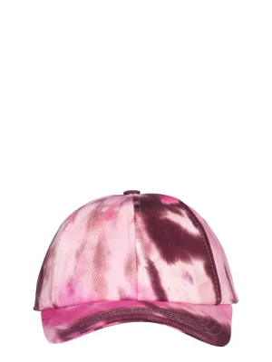 AMI Tie-Dyed Printed Baseball Cap