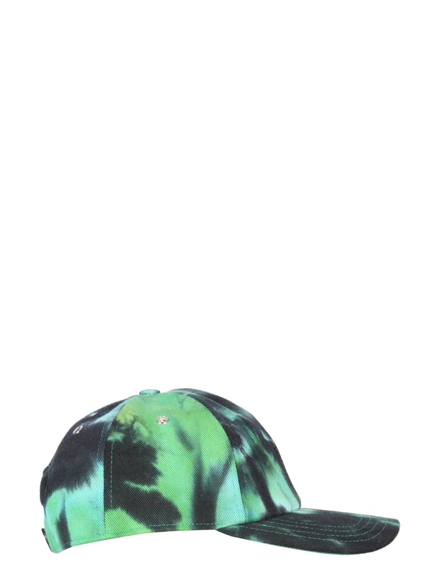 AMI Tie-Dyed Printed Baseball Cap