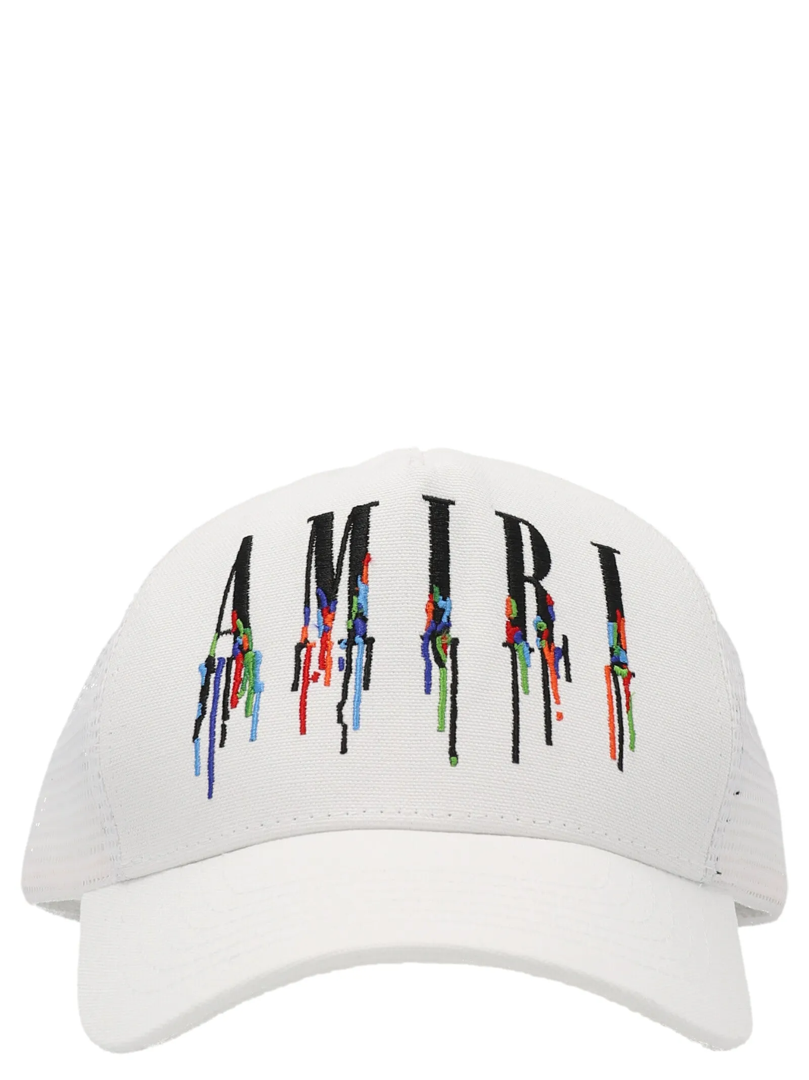 Amiri Paint Drip Logo Embroidered Trucker Cap