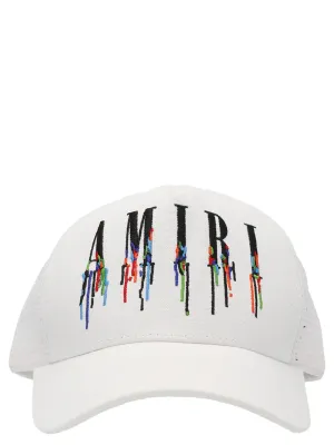 Amiri Paint Drip Logo Embroidered Trucker Cap