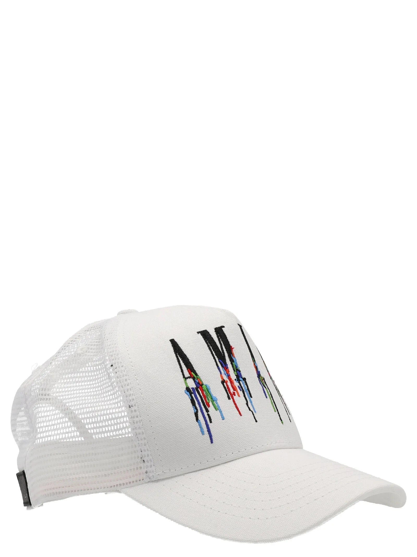 Amiri Paint Drip Logo Embroidered Trucker Cap