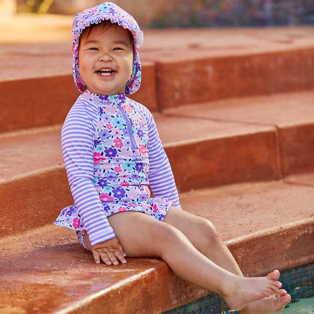 Baby Girl's Swim Flap Hat | FINAL SALE