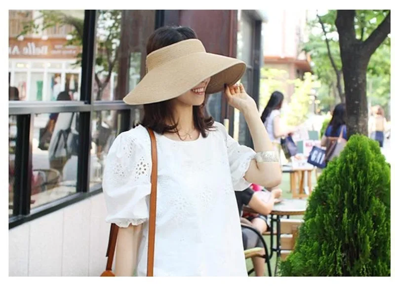 Beach Hats For Women Straw Hat UV Adult Parent-Child Hat