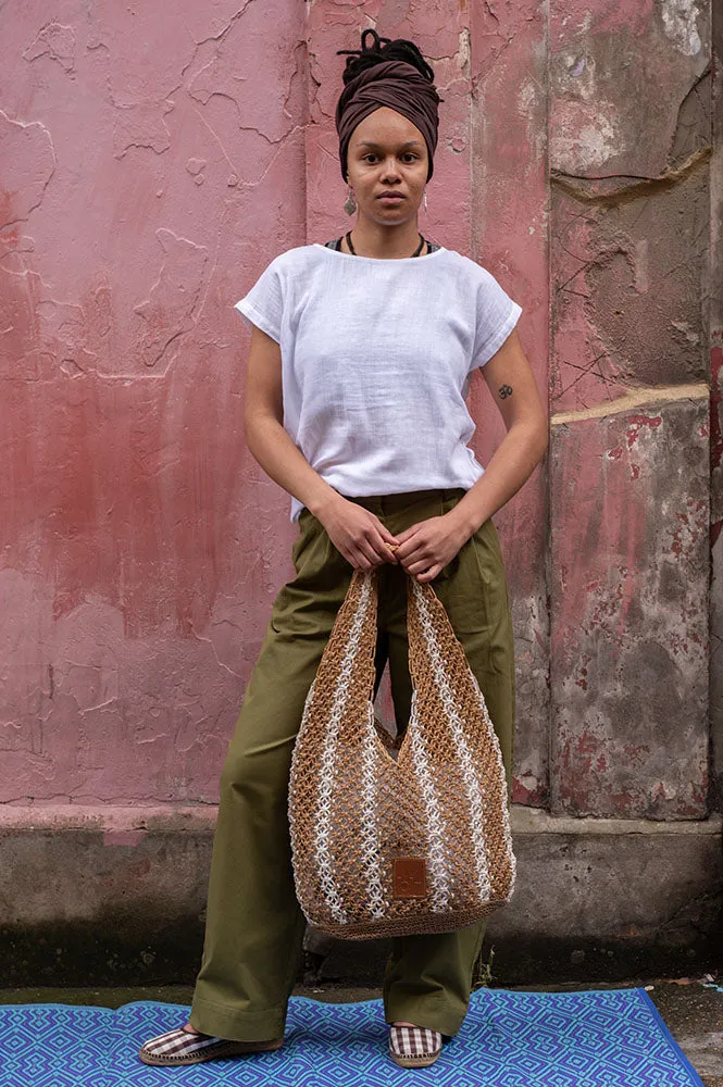 Bellerose Imarc Stripe A Tote Bag