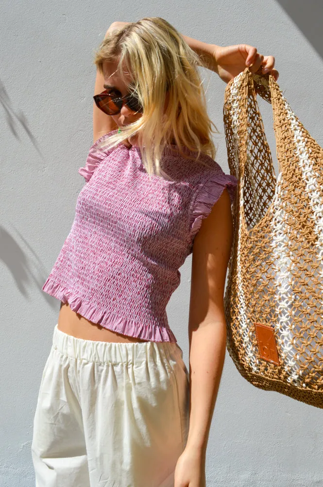 Bellerose Imarc Stripe A Tote Bag
