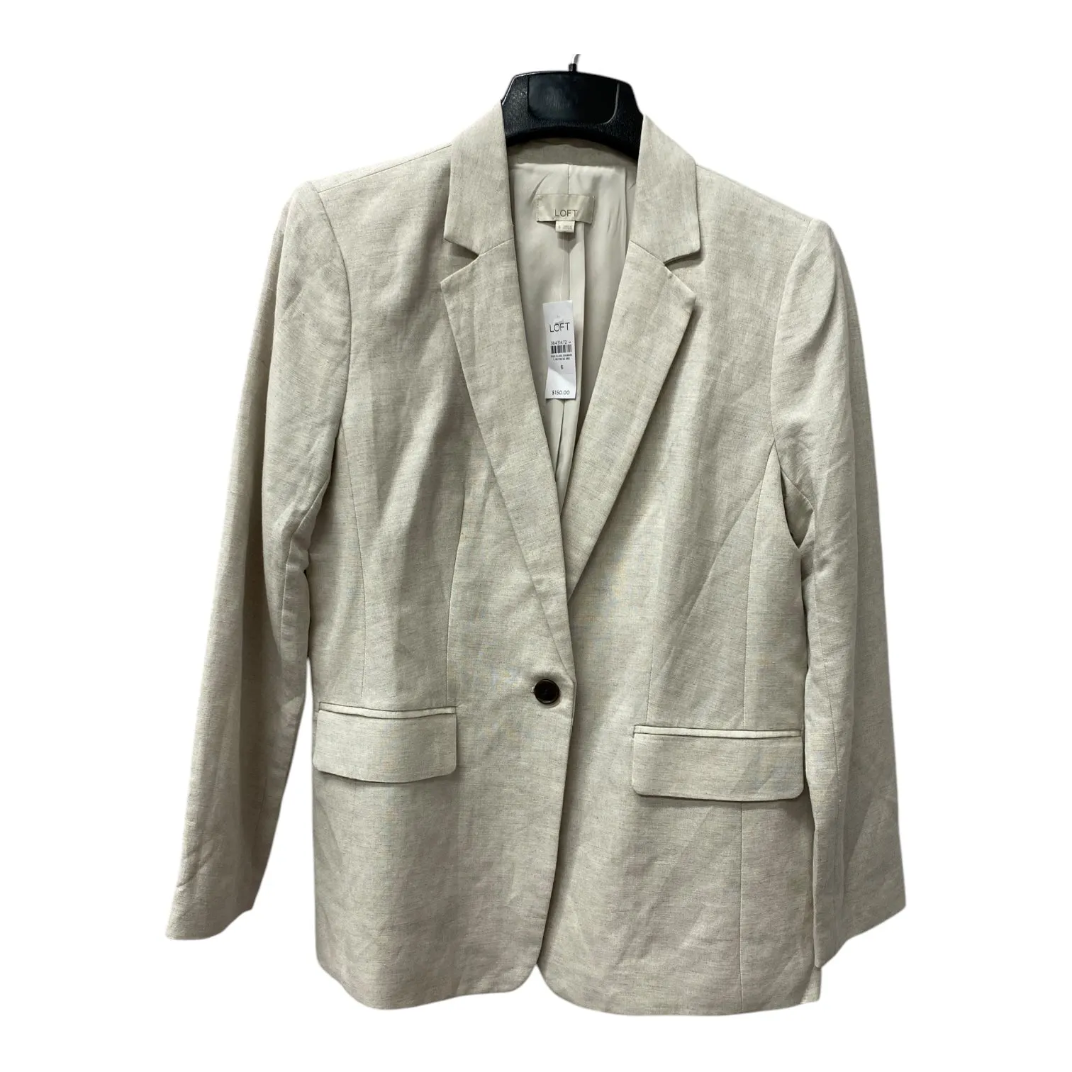 Blazer By Loft In Tan, Size:S