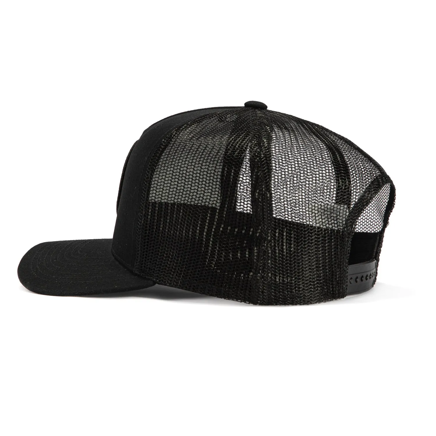 Brixton Gibson Mesh Snapback Trucker Hat - Black