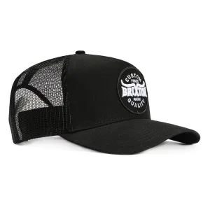 Brixton Gibson Mesh Snapback Trucker Hat - Black