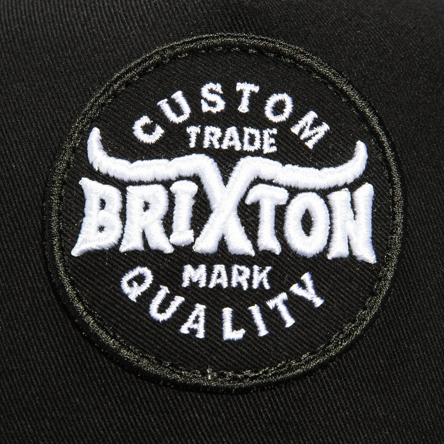 Brixton Gibson Mesh Snapback Trucker Hat - Black