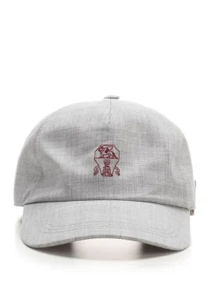 Brunello Cucinelli Embroidered Baseball Cap