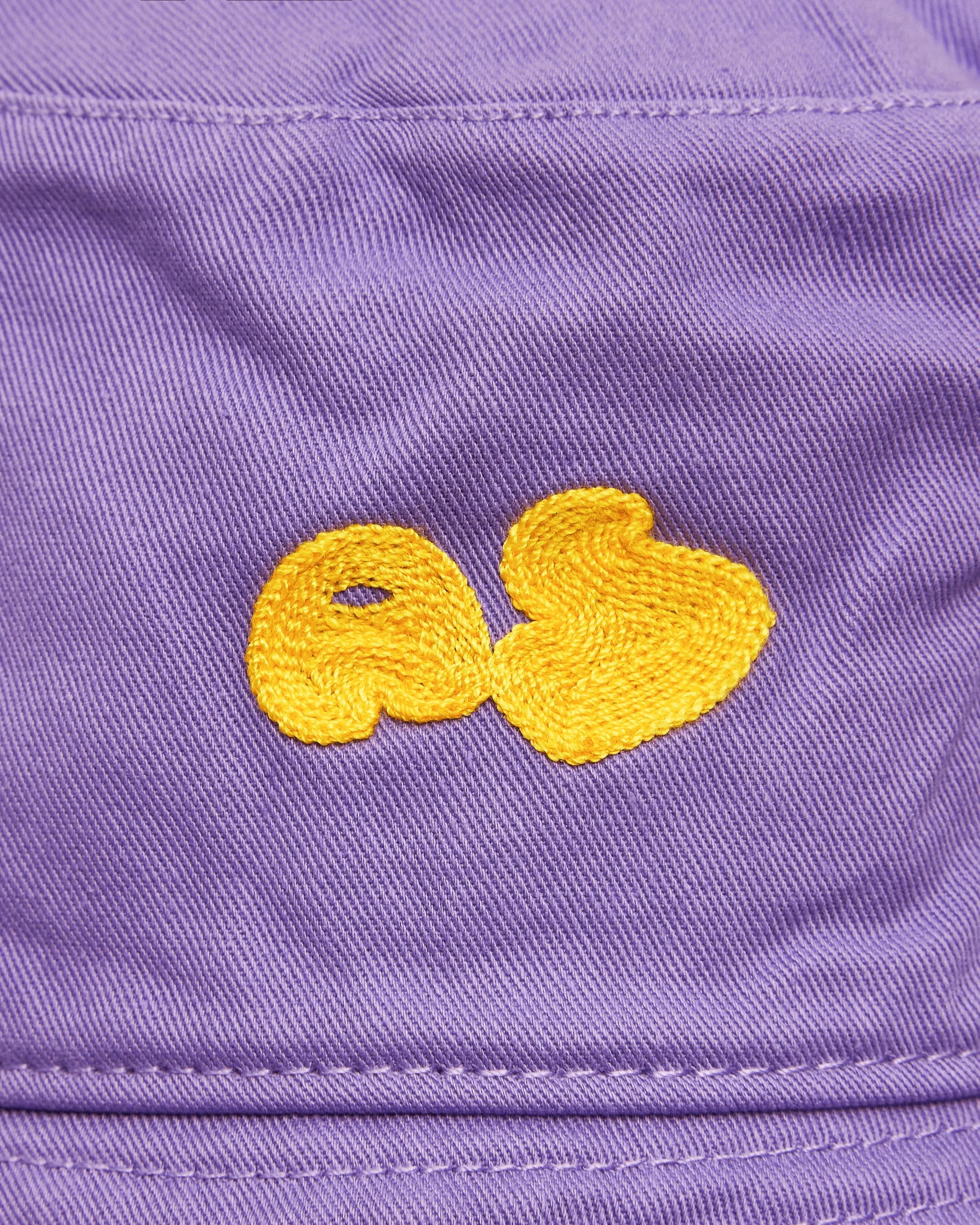Bubble Logo Bucket Hat Purple