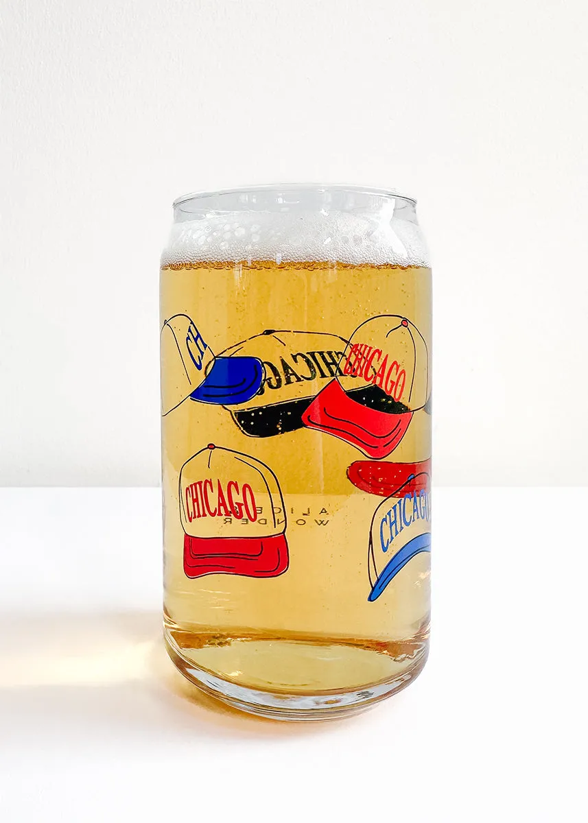 Chicago Puff Hat Can Glass
