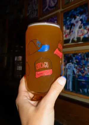 Chicago Puff Hat Can Glass