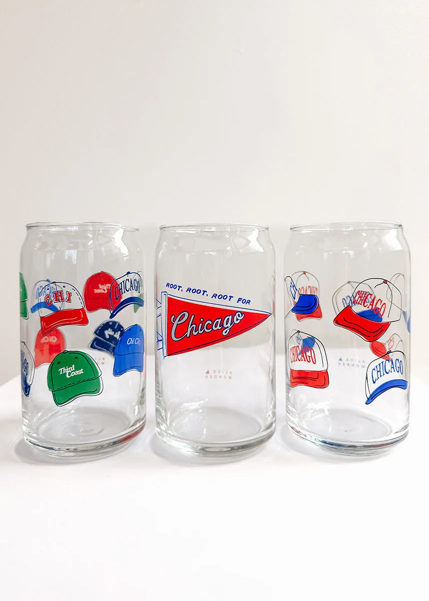 Chicago Puff Hat Can Glass