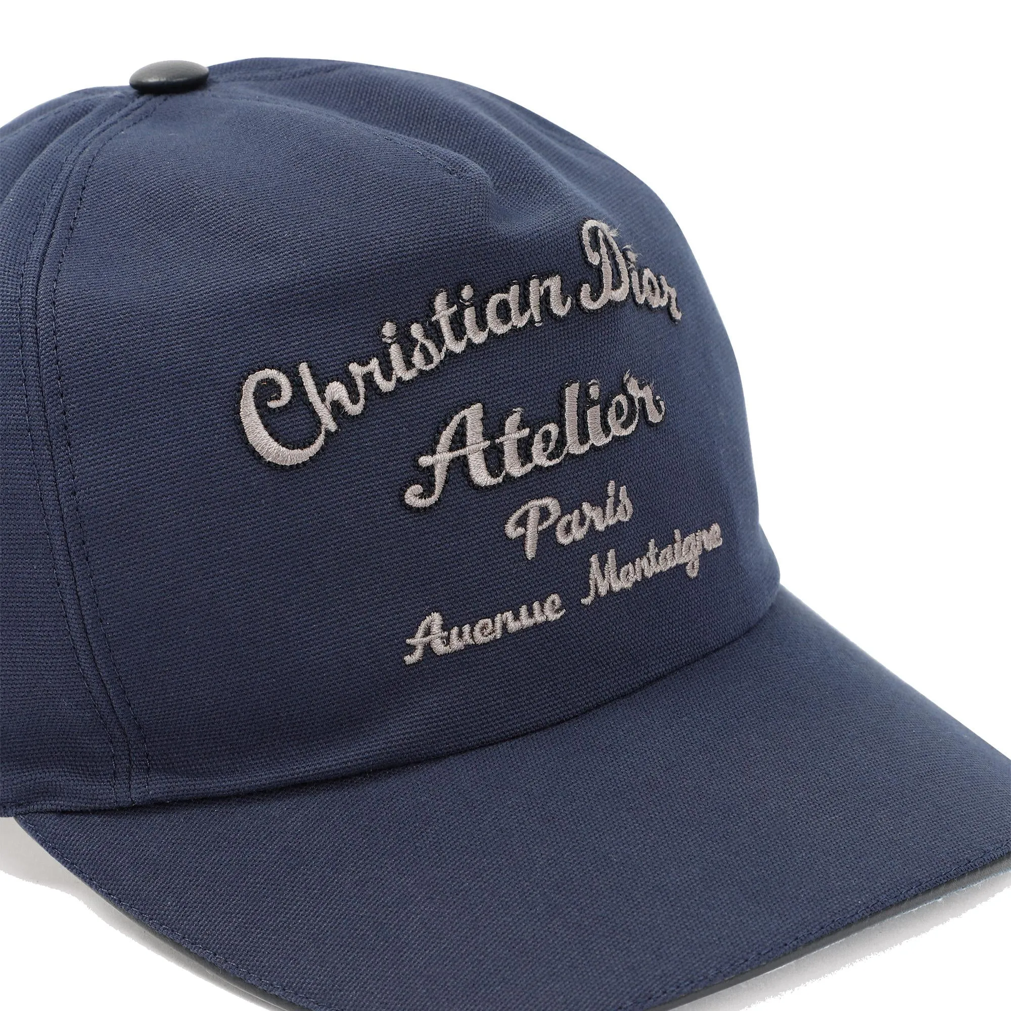 Christian Dior Logo Embroidered Baseball Cap