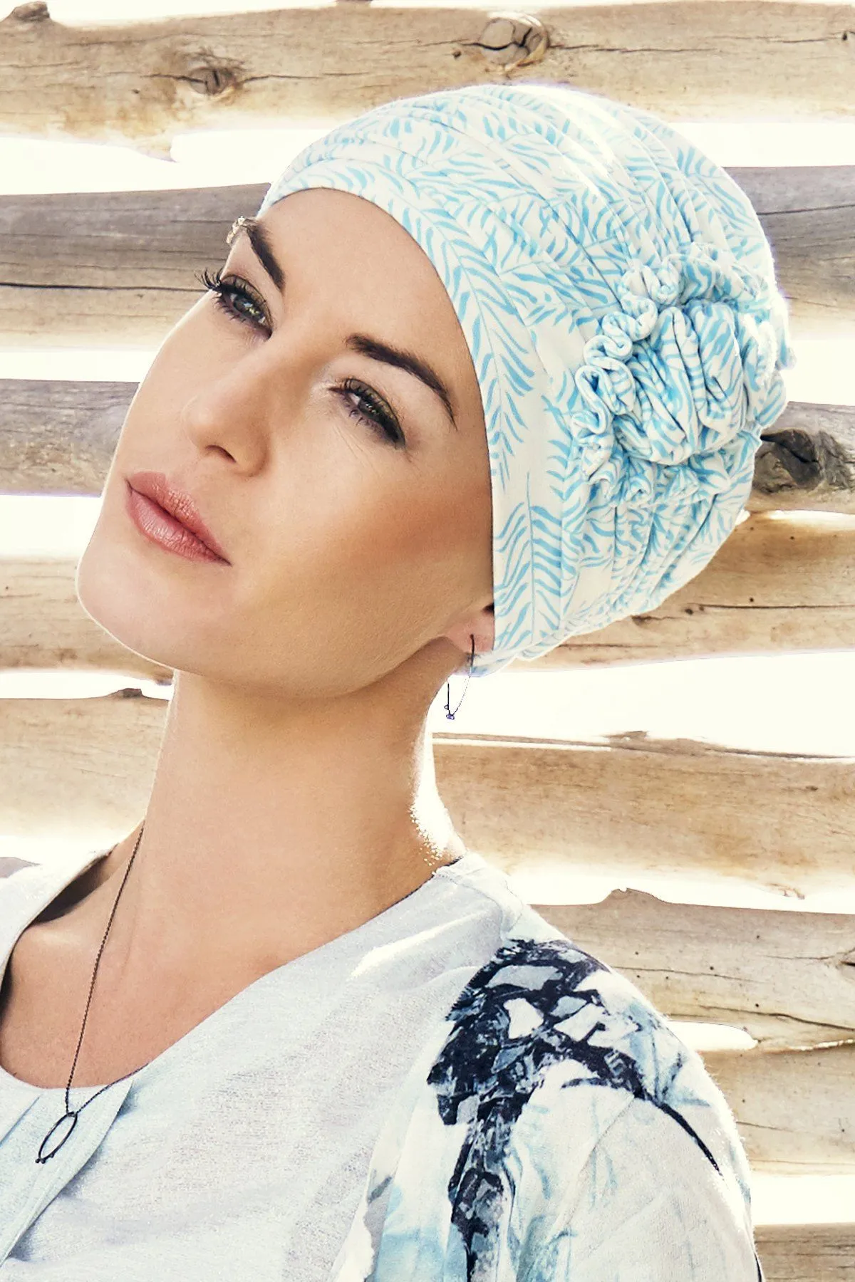 Christine Headwear - Lotus Printed Turban #2102