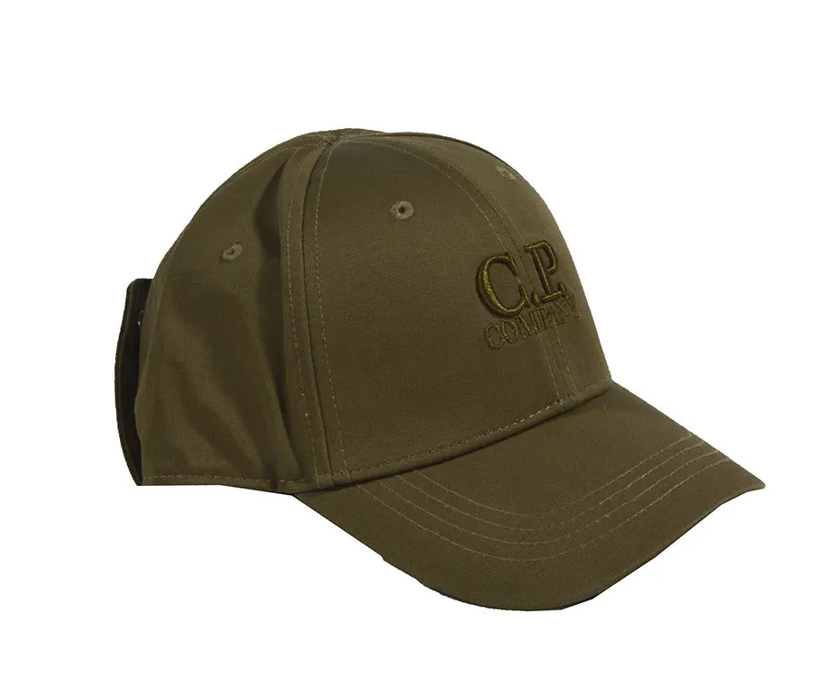 C.P. Company Kids Logo Embroidered Baseball Hat