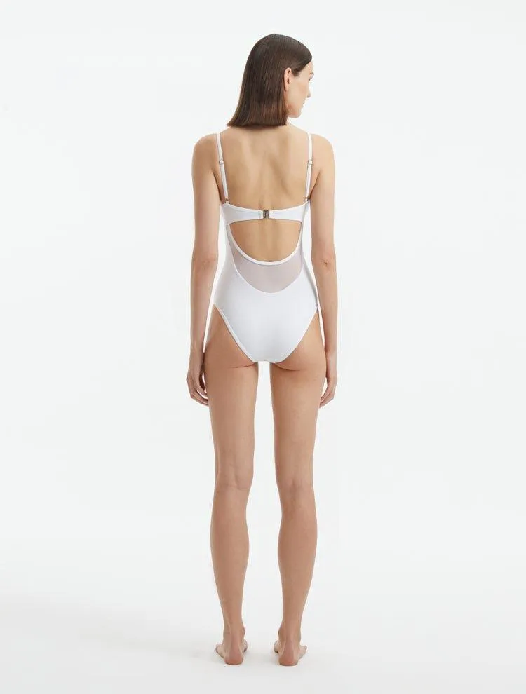 Darya White Swimsuit