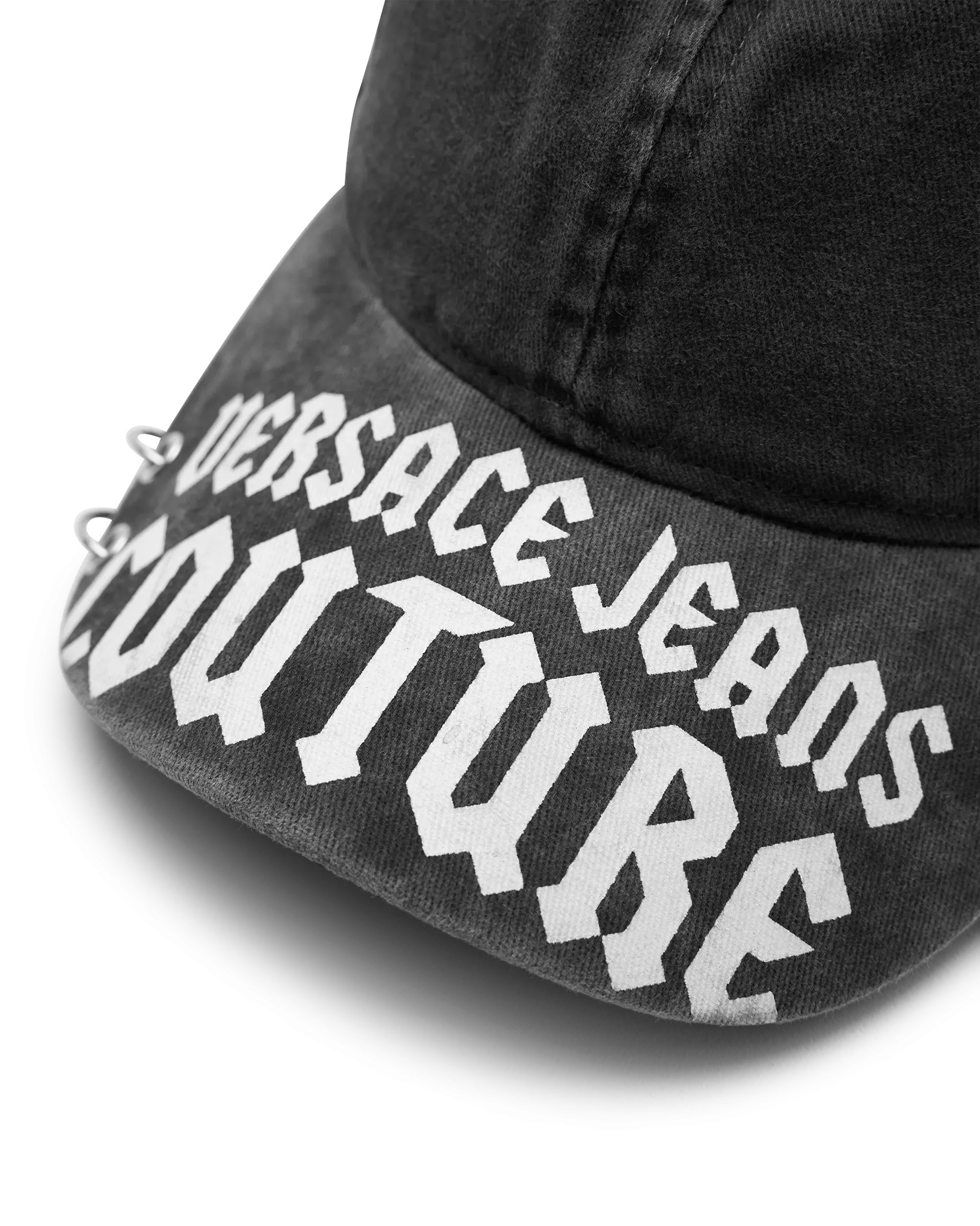 Double Ring Denim Baseball Cap
