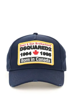 Dsquared2 Logo Embroidered Baseball Cap