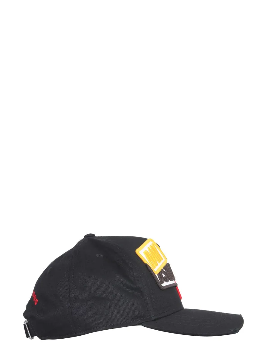 Dsquared2 Logo Embroidered Baseball Cap