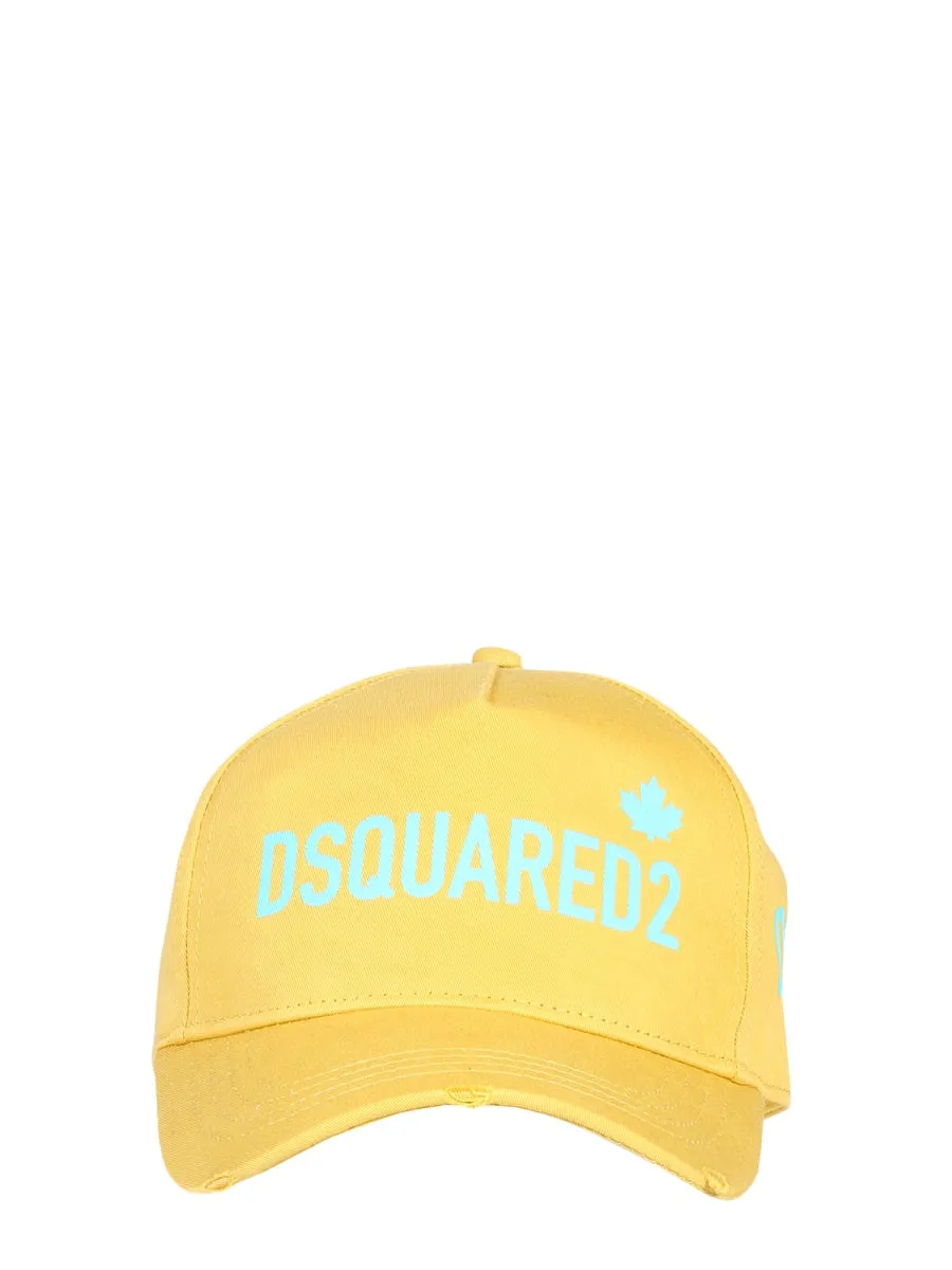 Dsquared2 Logo Print Baseball Cap