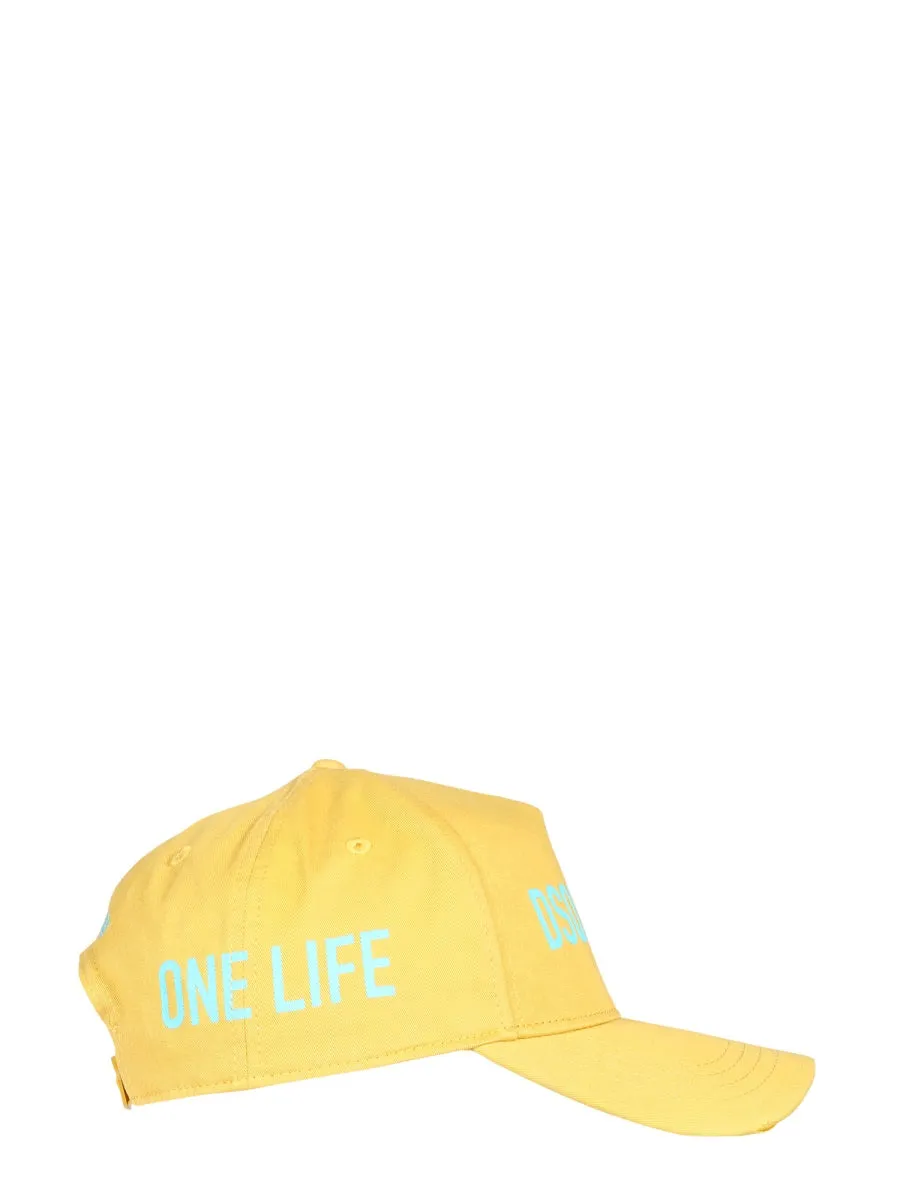Dsquared2 Logo Print Baseball Cap