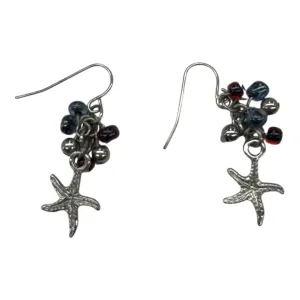 Earrings Dangle/Drop By Clothes Mentor In Blue & Silver