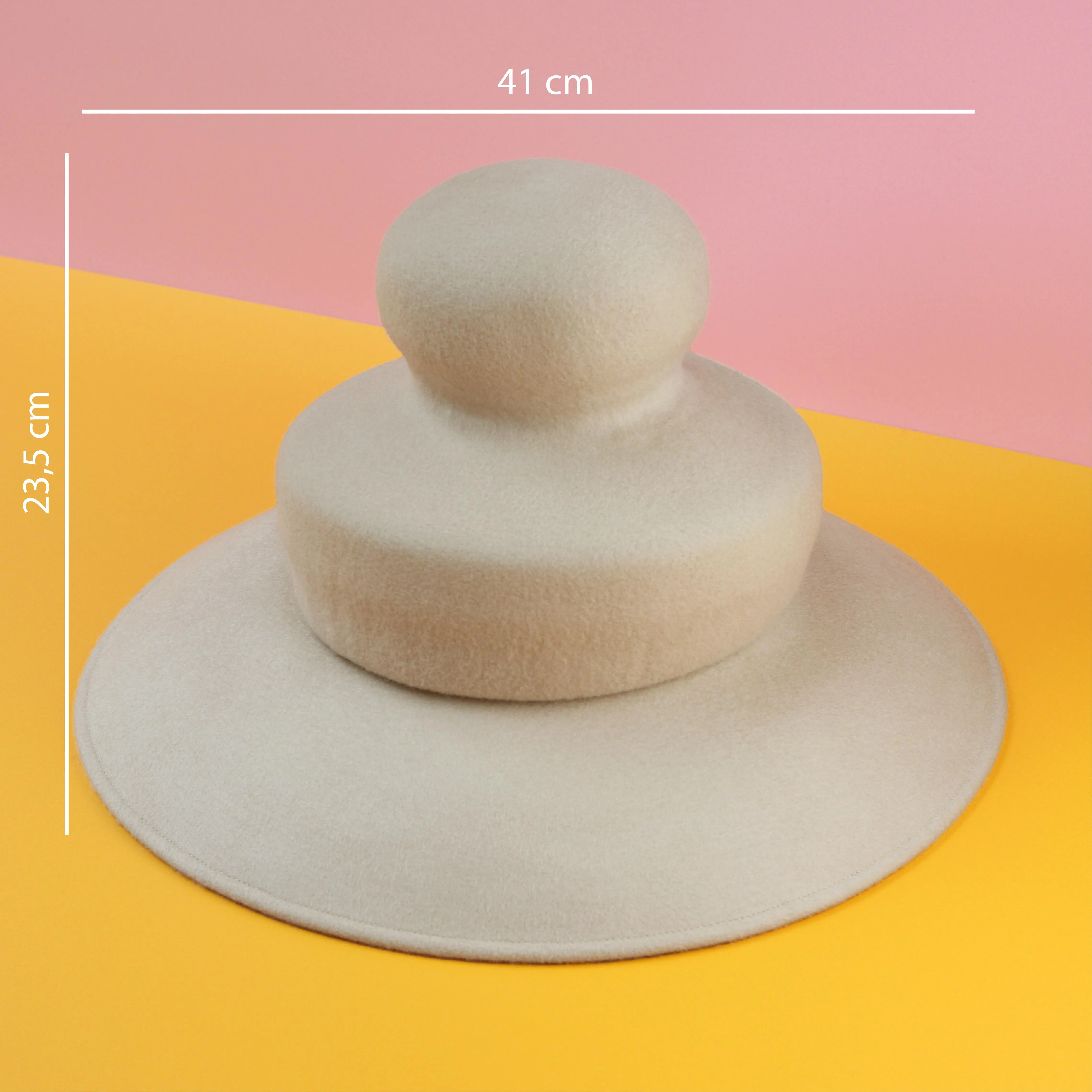 Felt Soufflet Hat - Camel