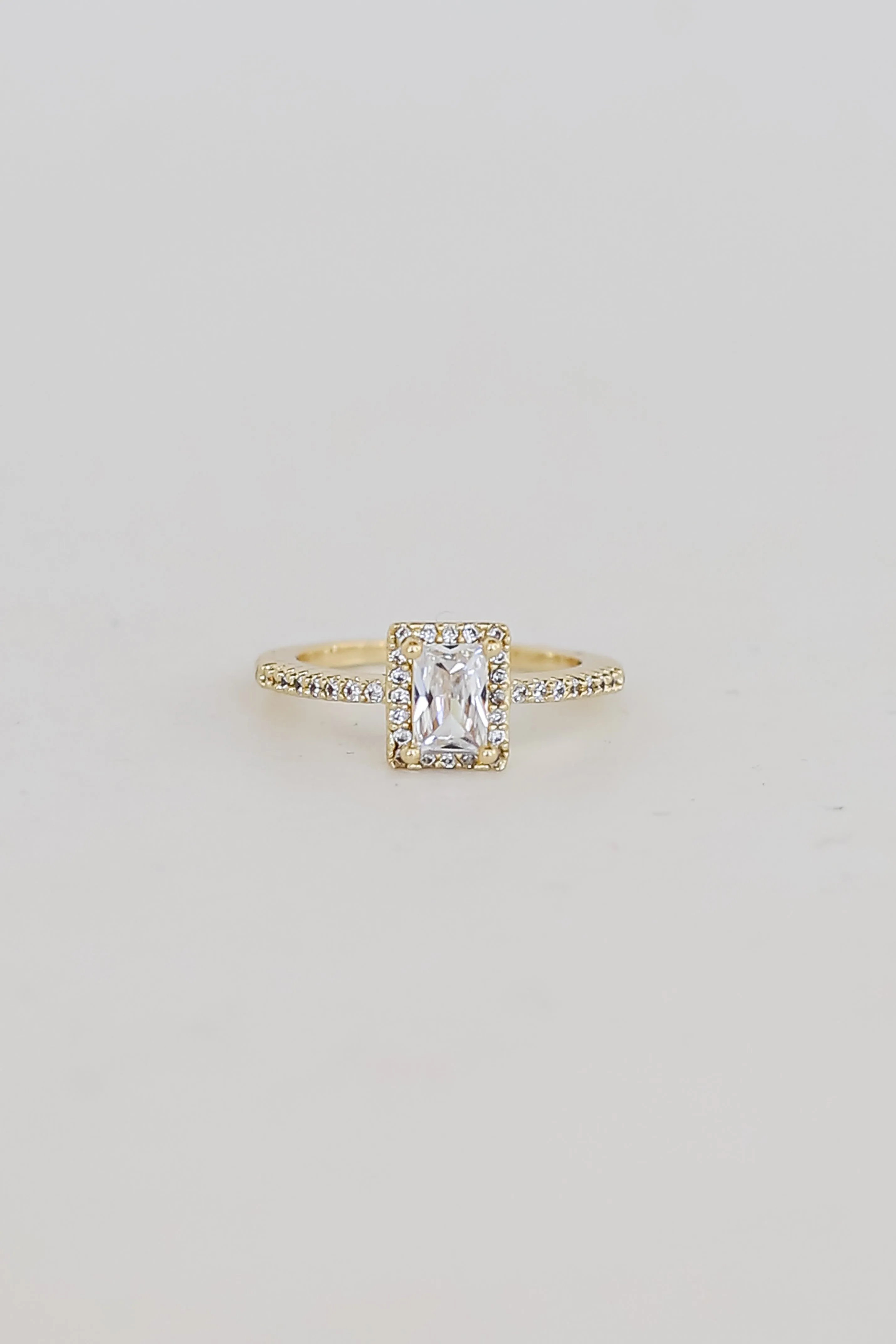 FINAL SALE - Riley Gold Rhinestone Ring