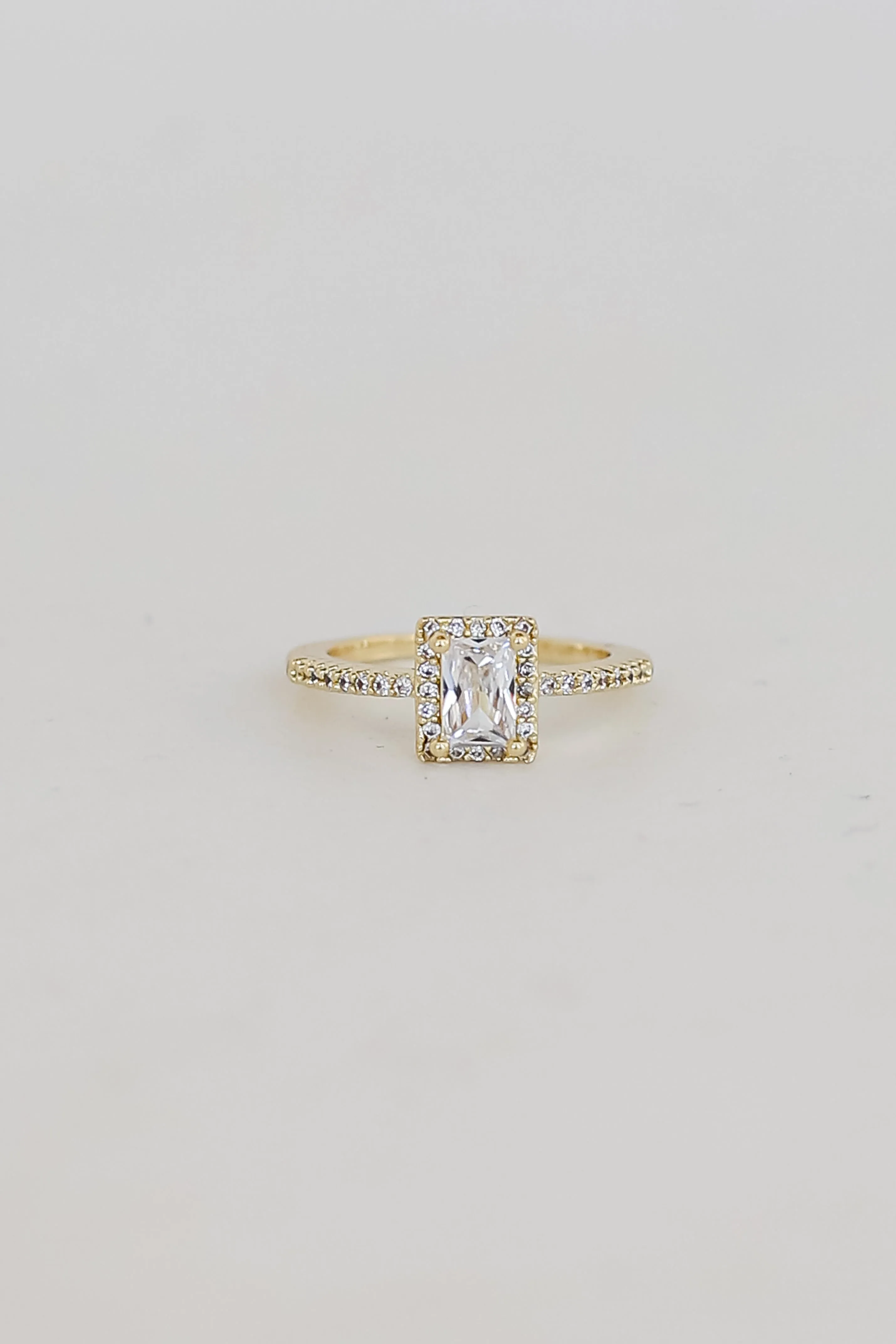 FINAL SALE - Riley Gold Rhinestone Ring