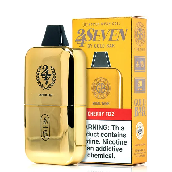 Gold Bar 24Seven 24K Disposable Vape - 24,000 Puffs