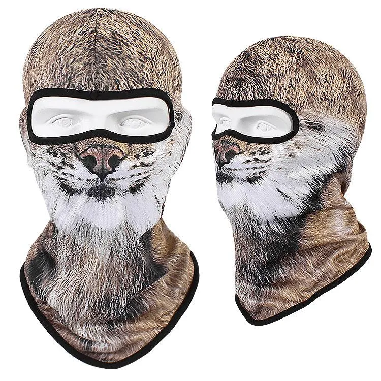 Headgear Animal Mask Hat Scarf