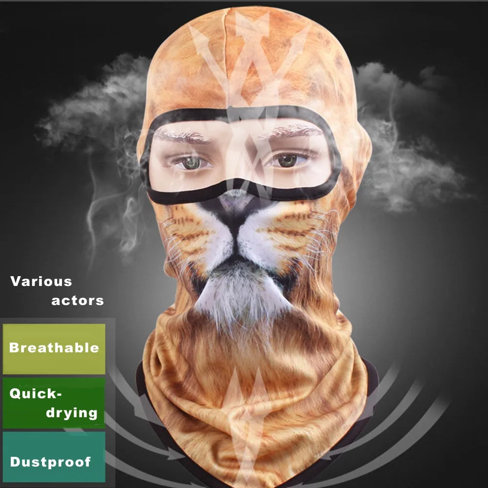 Headgear Animal Mask Hat Scarf